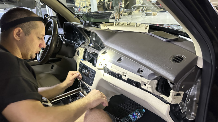 Установка Android для Mercedes GLK 2013