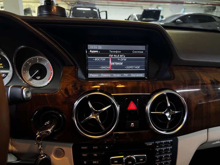 Штатное меню Mercedes GLK 2013