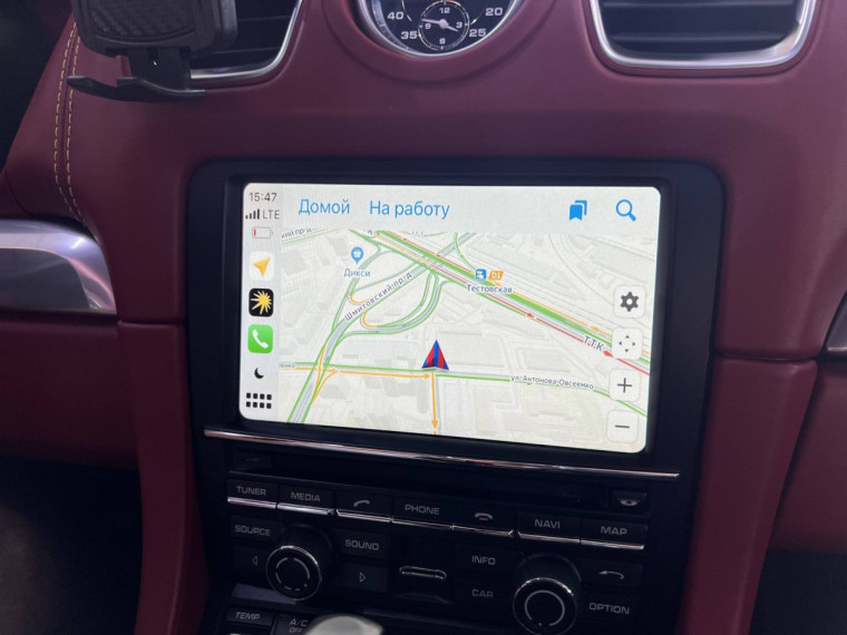 Apple CarPlay в Порш 911