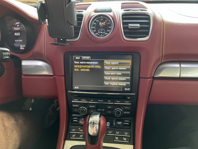Apple CarPlay в Порш 911