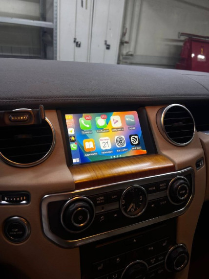 CarPlay и Android Auto в Land Rover Discovery 4