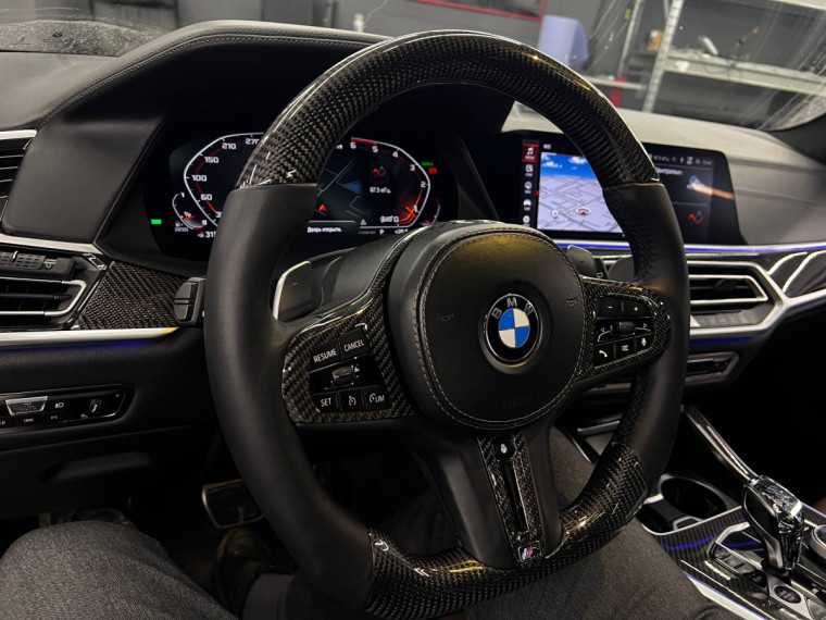 полное преображение штатного руля BMW